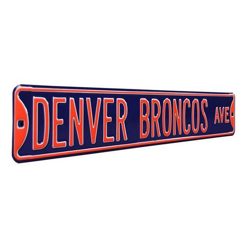 Authentic Street Signs  Denver Broncos Ave Street Sign - Primary Image