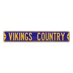 Authentic Street Signs Minnesota Vikings Country Street Sign - Thumbnail 1 of 2