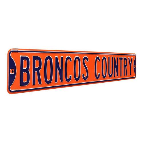 Authentic Street Signs  Denver Broncos Country Street Sign - Primary Image