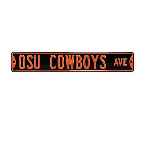 Authentic Street Signs Oklahoma State Cowboys "OSU Cowboys Ave" Street Sign - Primary Image