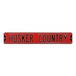 Authentic Street Signs Nebraska Cornhuskers "Husker Country" Street Sign - Thumbnail 1 of 2