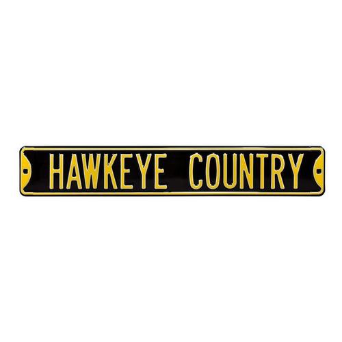 Authentic Street Signs Iowa Hawkeyes "Hawkeye Country" Street Sign - Primary Image