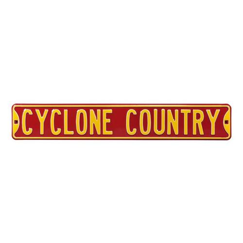 Authentic Street Signs Iowa State Cyclones "Cyclone Country" Street Sign - Primary Image