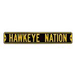 Authentic Street Signs Iowa Hawkeyes "Hawkeye Nation" Street Sign - Thumbnail 1 of 2