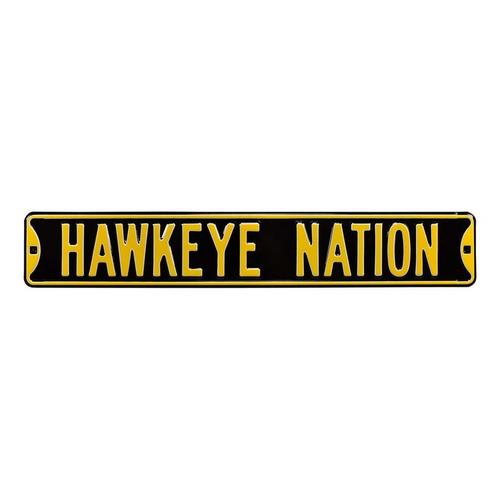 Authentic Street Signs Iowa Hawkeyes "Hawkeye Nation" Street Sign - Primary Image