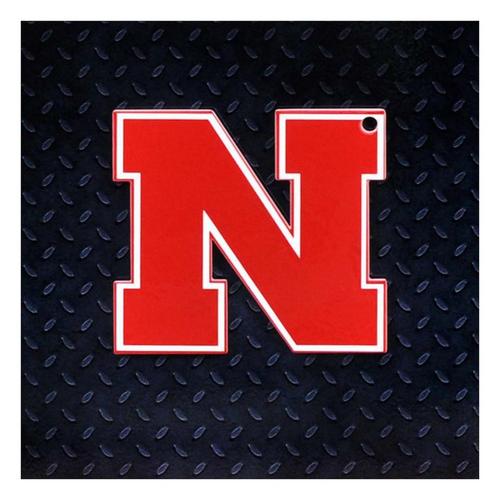 Authentic Street Signs Nebraska Cornhuskers Block Steel Magnet - Primary Image