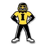 Authentic Street Signs Iowa Hawkeyes Herky Steel Magnet - Thumbnail 1 of 2