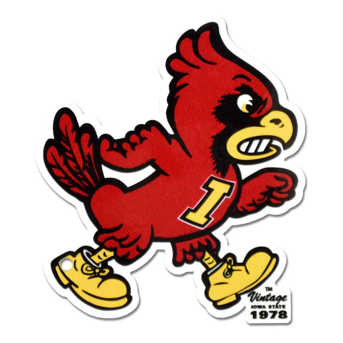 Authentic Street Signs Iowa State Cyclones Vintage Steel Magnet