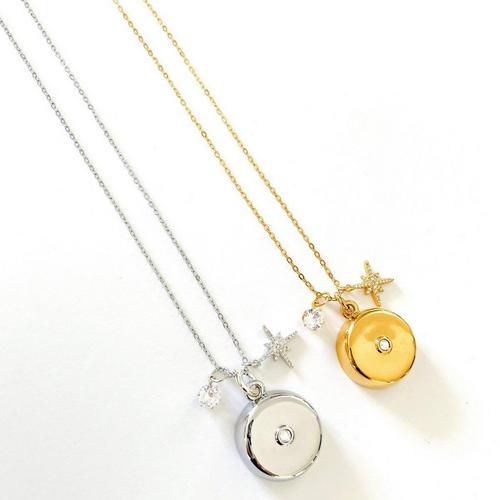 invisaWear Star Burst Charm Necklace - Primary Image