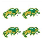 Spirit Gear North Dakota State Bison 4pk. Glitter Tattoos - Thumbnail 3 of 3