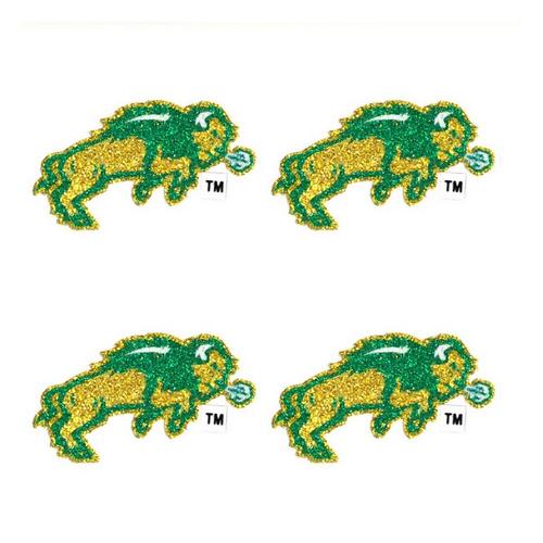 Spirit Gear North Dakota State Bison 4pk. Glitter Tattoos - Primary Image