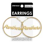 Spirit Gear Central Northern Iowa Panthers Nameplate Earrings - Thumbnail 1 of 3