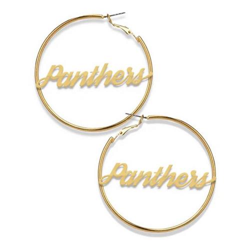 Spirit Gear Central Northern Iowa Panthers Nameplate Earrings - Primary Image