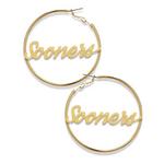 Spirit Gear Central Oklahoma Sooners Nameplate Earrings - Thumbnail 2 of 3