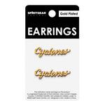 Spirit Gear Central Llc Iowa State Cyclones Gold Nameplate Stud Earrings - Thumbnail 1 of 4