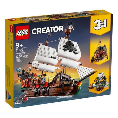 LEGO Creator 3in1 Pirate Ship 31109 Building Set - Primary Image