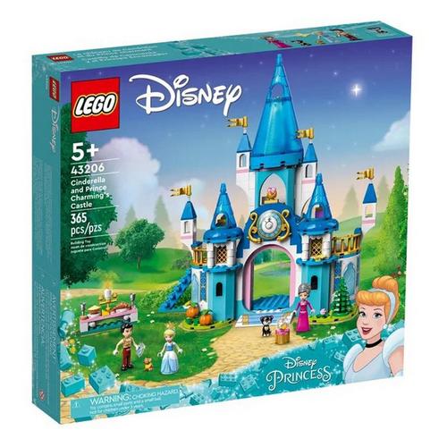 LEGO Disney Princess Cinderella and Prince Charming's Castle 43206 Building Set - Primary Image