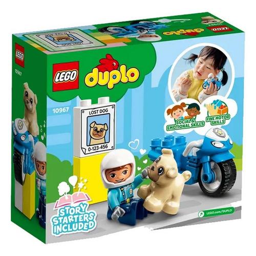 LEGO DUPLO Town Police Motorcycle 10967 Building Set - Primary Image
