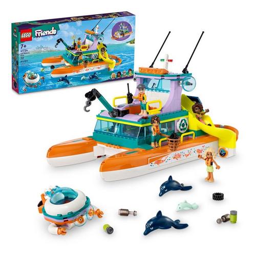 LEGO Friends Sea Rescue Boat 41734 Building Set - Primary Image