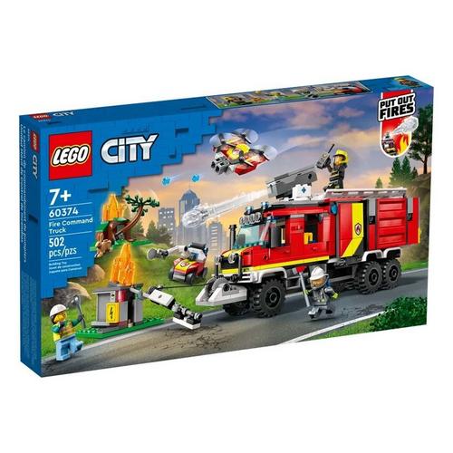 LEGO City Fire Command Truck 60374 Building Set - Primary Image