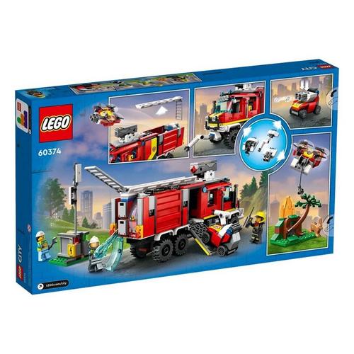 LEGO City Fire Command Truck 60374 Building Set - Primary Image