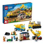 LEGO City Great Vehicles Construction Trucks and Wrecking Ball Crane 60391 Building Set - Thumbnail 1 of 3