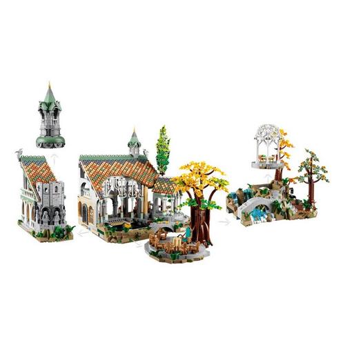 LEGO Icons THE LORD OF THE RINGS: RIVENDELL 10316 Building Set - Primary Image
