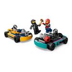 LEGO City Go-Karts and Race Drivers 60400 Building Set - Thumbnail 2 of 5