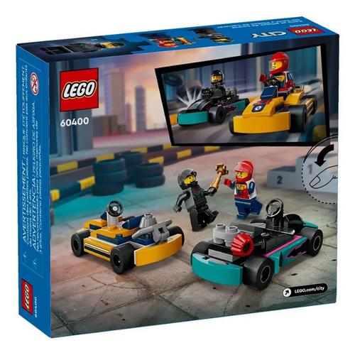 LEGO City Go-Karts and Race Drivers 60400 Building Set - Primary Image