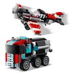 LEGO Creator 3 in 1 Flatbed Truck with Helicopter 31146 Building Set - Thumbnail 4 of 9