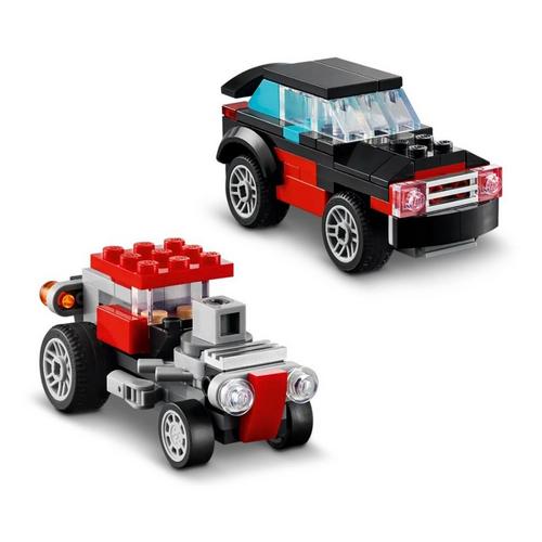 LEGO Creator 3 in 1 Flatbed Truck with Helicopter 31146 Building Set - Primary Image