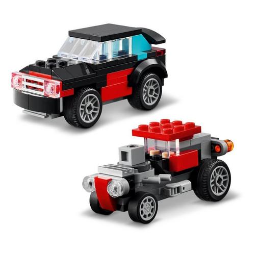LEGO Creator 3 in 1 Flatbed Truck with Helicopter 31146 Building Set - Primary Image