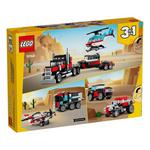 LEGO Creator 3 in 1 Flatbed Truck with Helicopter 31146 Building Set - Thumbnail 7 of 9