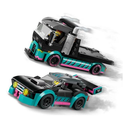 LEGO City Race Car and Car Carrier Truck 60406 Building Set - Primary Image