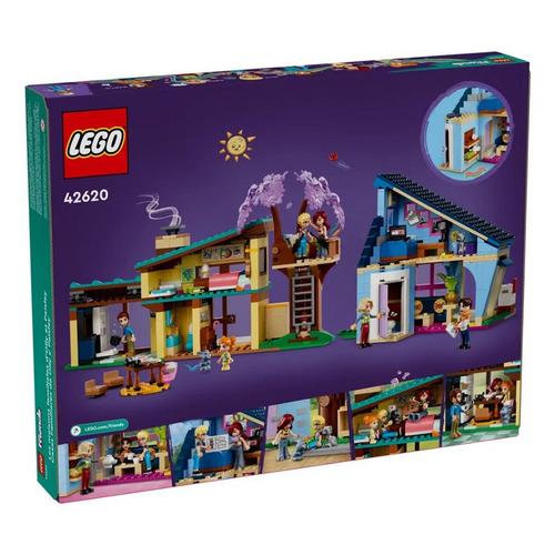 LEGO Friends Olly and Paisley's Family Houses 42620 Building Set - Primary Image