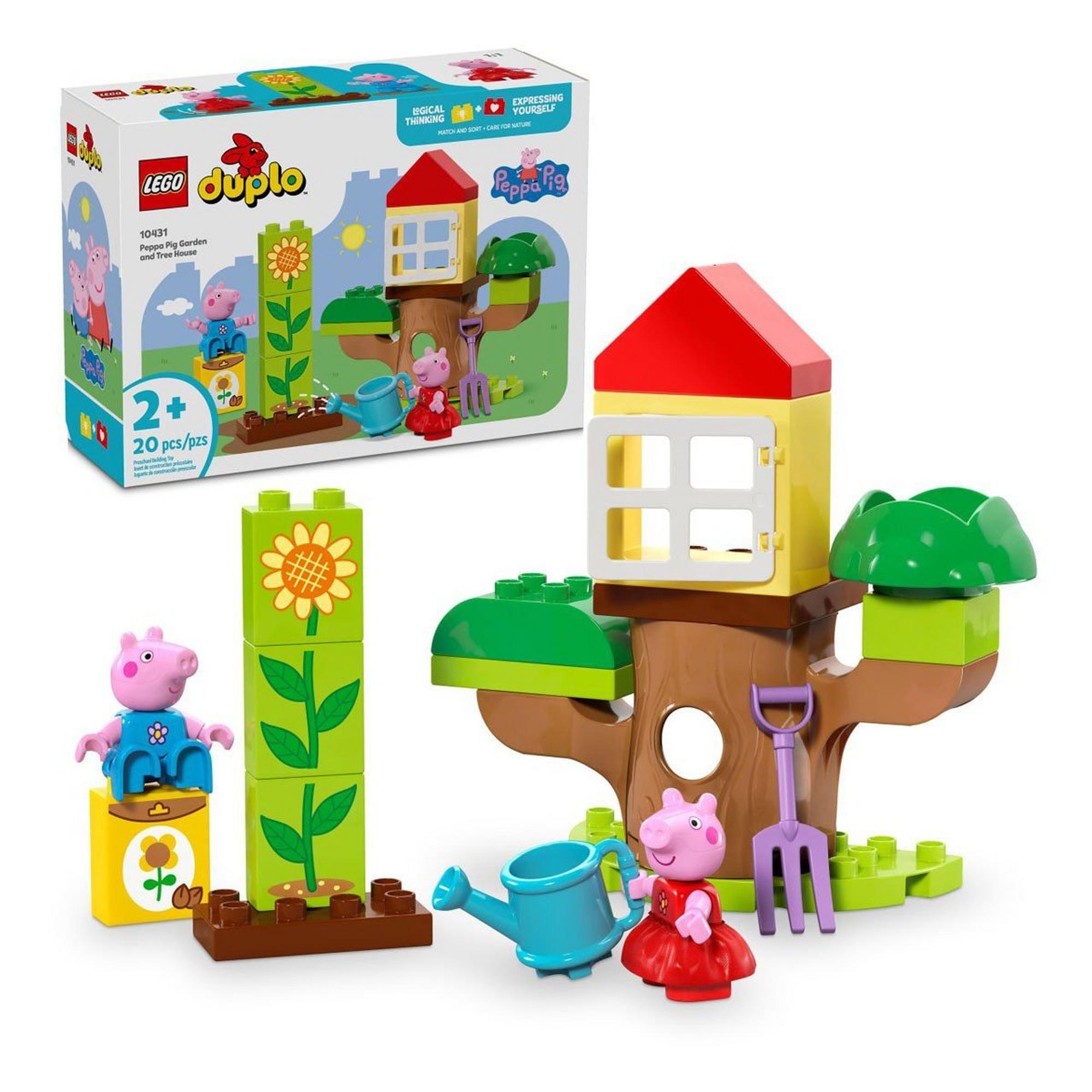 LEGO DUPLO Peppa Pig Garden and Tree House Toddler Toy 10431