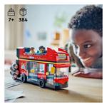 LEGO City Red Double-Decker Sightseeing Bus Toy, London Bus 60407 - Thumbnail 2 of 6