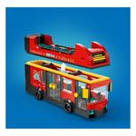 LEGO City Red Double-Decker Sightseeing Bus Toy, London Bus 60407 - Thumbnail 3 of 6