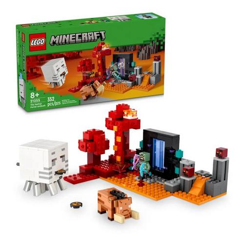 LEGO Minecraft The Nether Portal Ambush 21255 Building Set - Primary Image