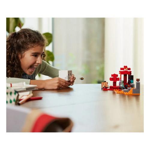 LEGO Minecraft The Nether Portal Ambush 21255 Building Set - Primary Image