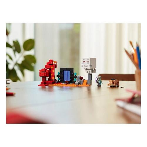 LEGO Minecraft The Nether Portal Ambush 21255 Building Set - Primary Image