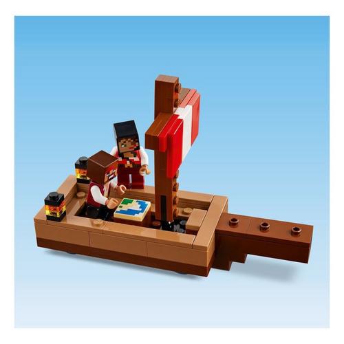LEGO Minecraft The Pirate Ship Voyage Boat Toy Playset 21259 - Primary Image