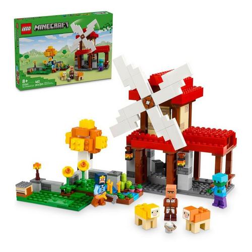 LEGO Minecraft The Windmill Farm Buildable Video Game Toy 21262 - Primary Image