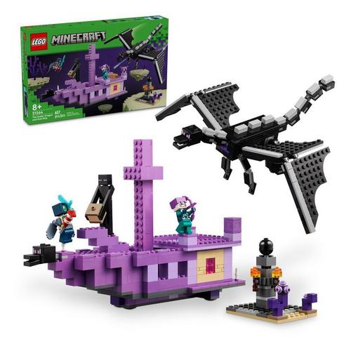 LEGO Minecraft The Ender Dragon and End Ship Video Game Toy 21264 - Primary Image