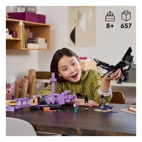 LEGO Minecraft The Ender Dragon and End Ship Video Game Toy 21264 - Primary Image
