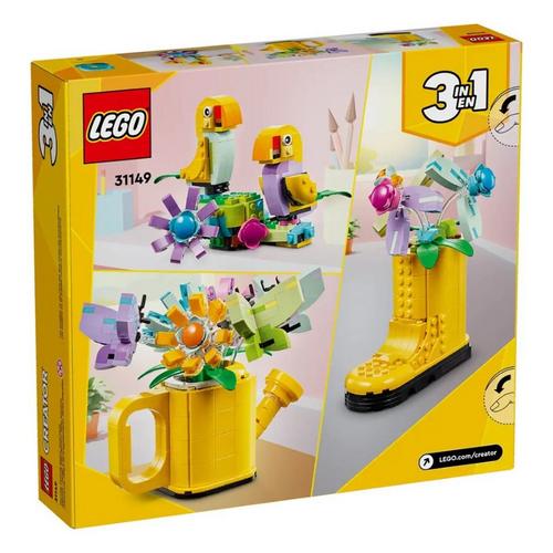 LEGO Creator 3 in 1 Flowers in Watering Can 31149 Building Set - Primary Image