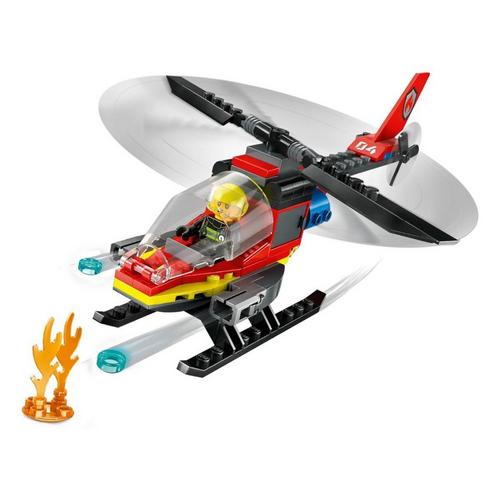 LEGO City Fire Rescue Helicopter 60411 Building Set - Primary Image