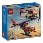 LEGO City Fire Rescue Helicopter 60411 Building Set - Thumbnail 5 of 6