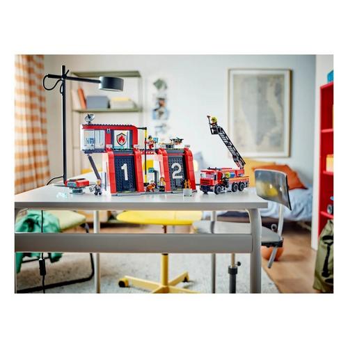 LEGO City Fire Station with Fire Truck 60414 Building Set - Primary Image