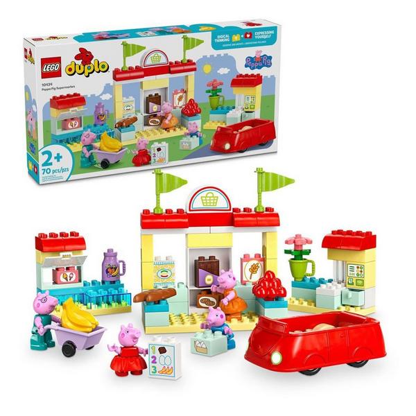 Boys,Girls LEGO Peppa Pig Supermarket Toy for Toddlers Building Set